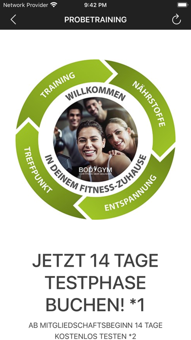 BodyGym Plattling. Screenshot