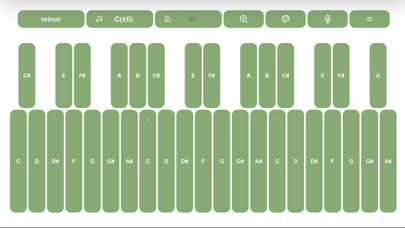 Screenshot #1 pour Entraîneur de gammes vocales