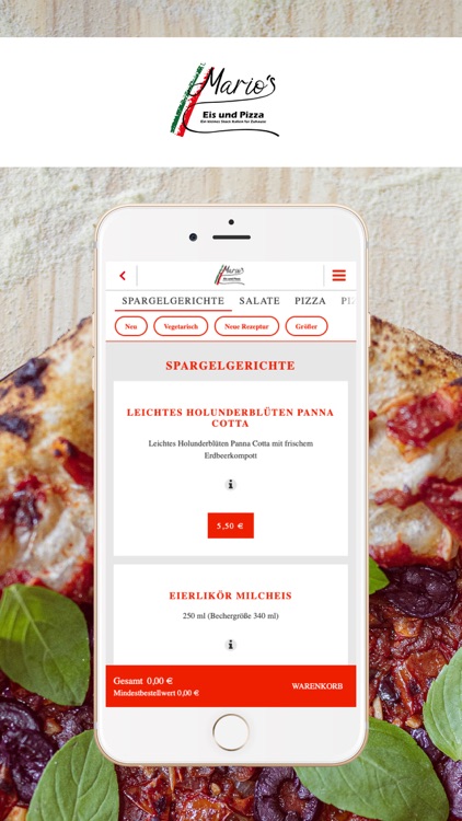 Mario's Eis und Pizza