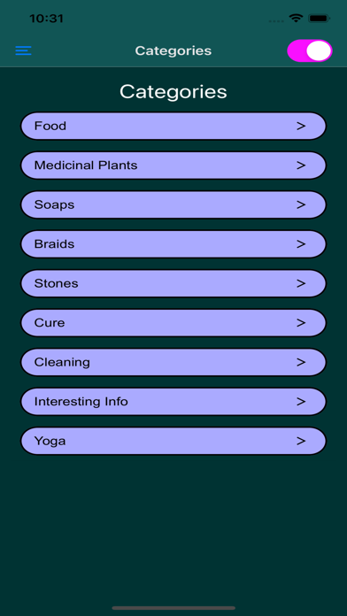 Medicinal Plants Cures Food Screenshot