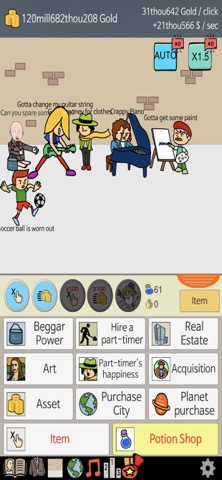 Beggar Life  Clicker Adventureのおすすめ画像5