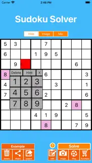 sudoku solver - hint or all iphone screenshot 1