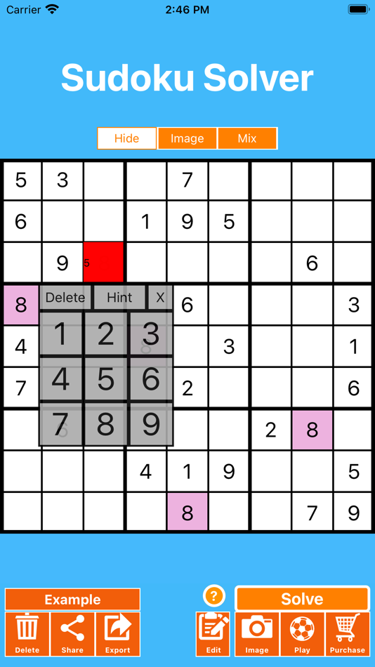 Sudoku Solver - Hint or All - 2.6.6 - (iOS)