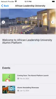 alu alumni connect iphone screenshot 1
