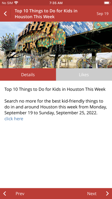 365 Things to Do in Houston Screenshot