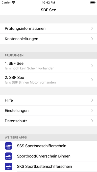 Sportbootführerschein See Screenshot