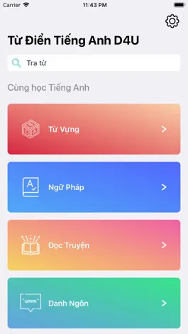 Game screenshot Từ điển anh việt anh D4U 2023 mod apk