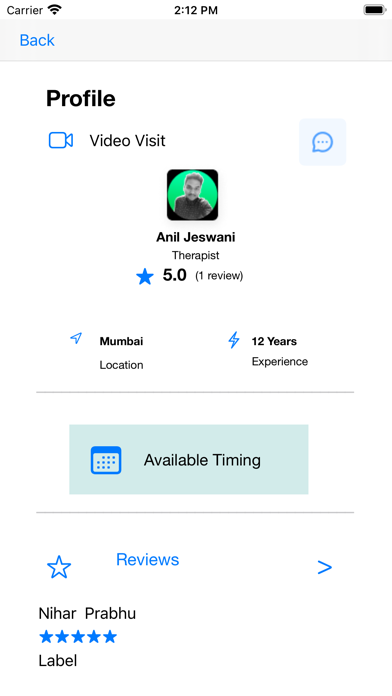 Eupathy - Health Counselling Screenshot