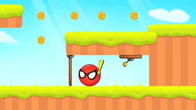 Red Roller Ball Adventure Game Screenshot