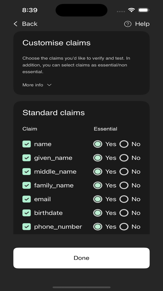 #4. ConnectID RP Sample (iOS) 由: ConnectID Pty Ltd