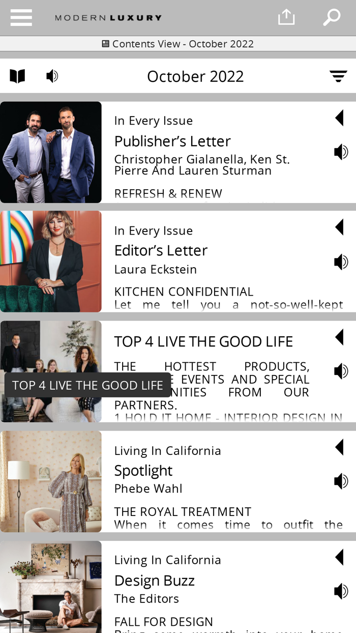 Interiors California