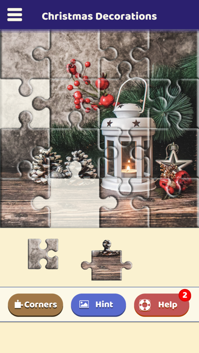 Screenshot #2 pour Christmas Decorations Puzzle