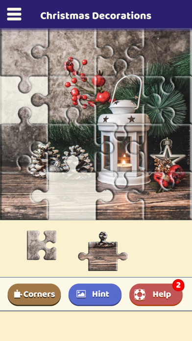 Christmas Decorations Puzzle Screenshot