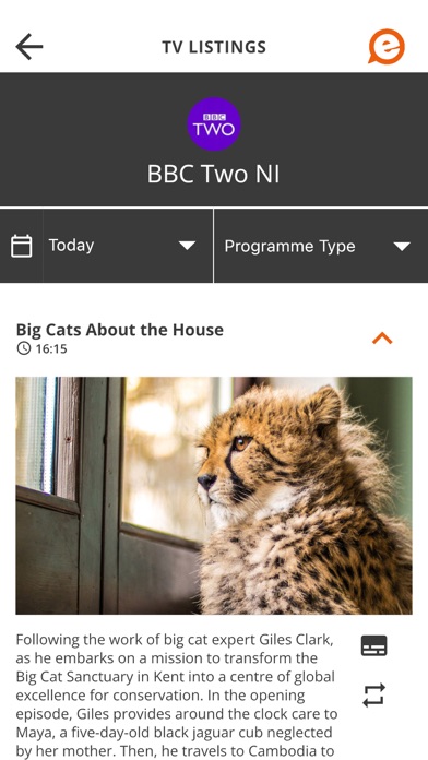 TV Listings Guide Ireland Screenshot
