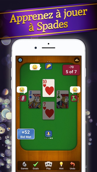 Screenshot #2 pour Spades Classic Card Game