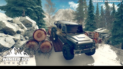 Winter SUV Mountains Runner Screenshot