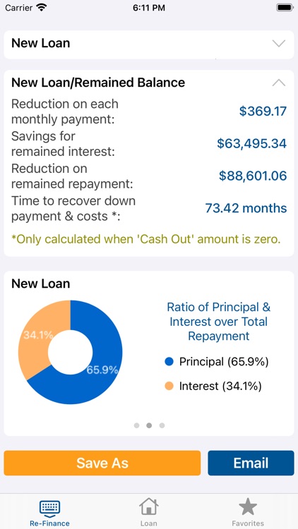 Refinance Home Loan Calculator screenshot-3