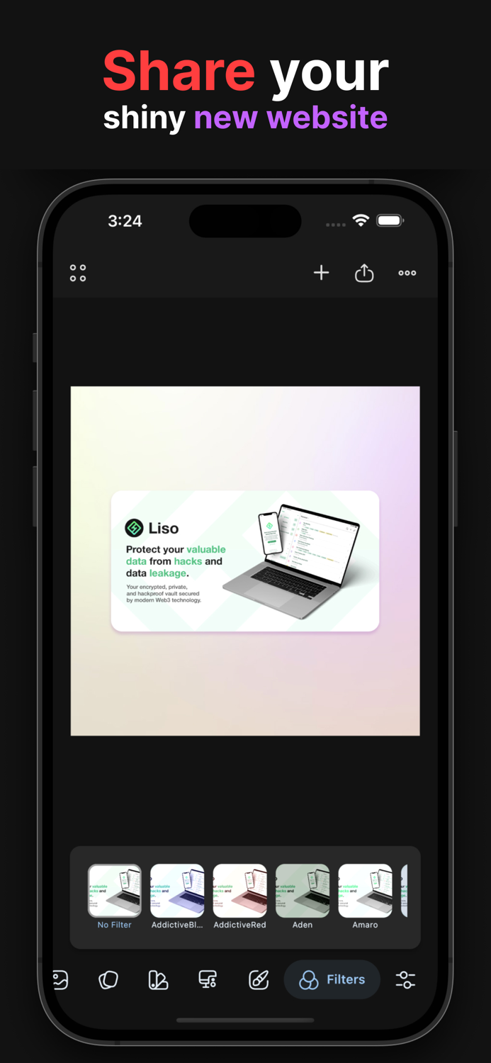 Screenshot Photo Editor Design