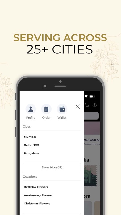 Interflora India Screenshot