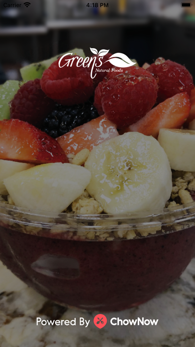 Green's Natural Foods Screenshot