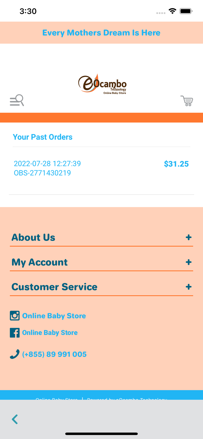 Online Baby Store
