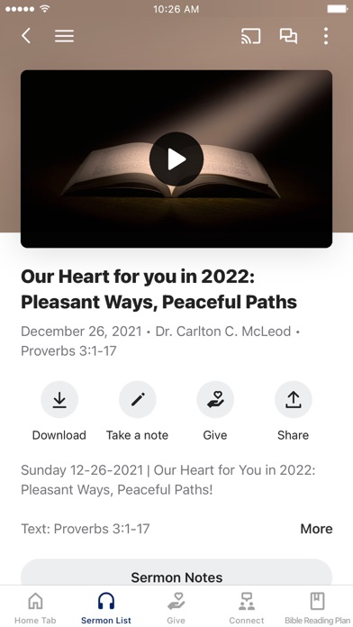 Calvary Reformation Church Screenshot