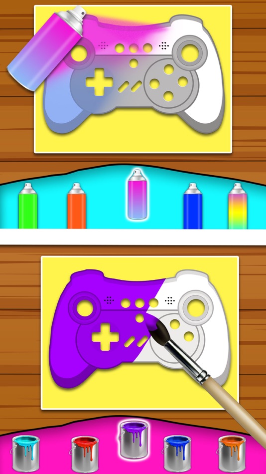 #3. DIY Controller Paint (iOS) Podle: Tamoor Farid