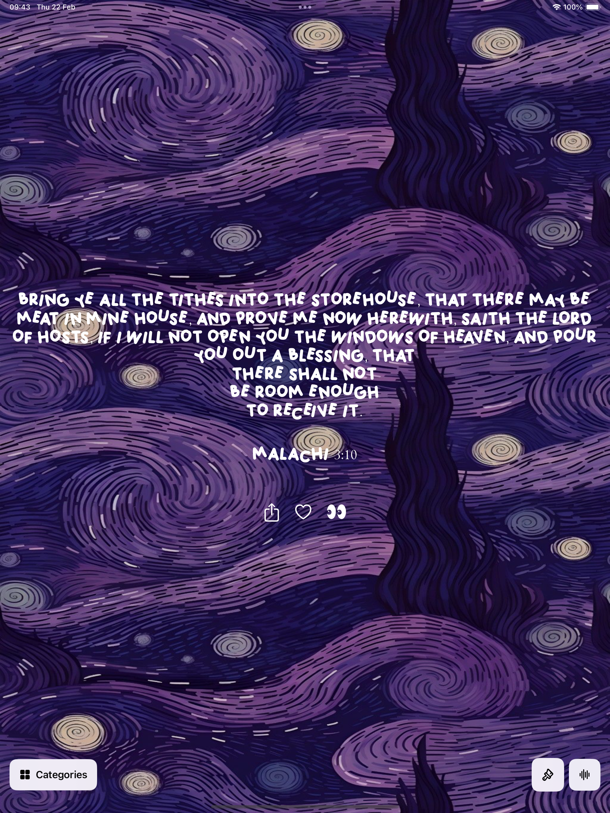 #Bible : Verse of the Day