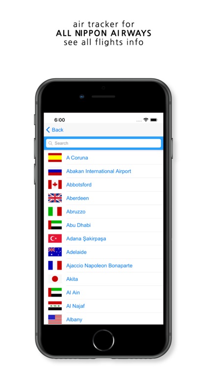 Tracker For All Nippon Airways