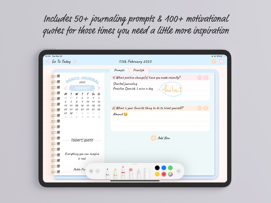 #3. Pencil Journal - Digital Diary (iOS) 由: KAPICREATES