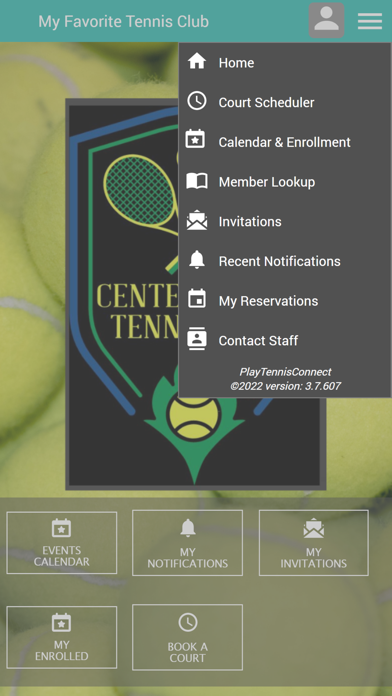 Center Court Tennis Club Screenshot