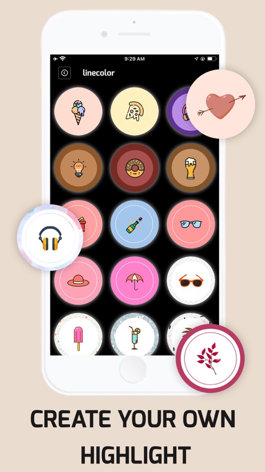 #4. Social Story Highlight Cover (iOS) Podle: Amit savasaviya