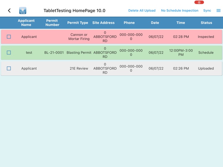 PermitEyes Fire Inspection