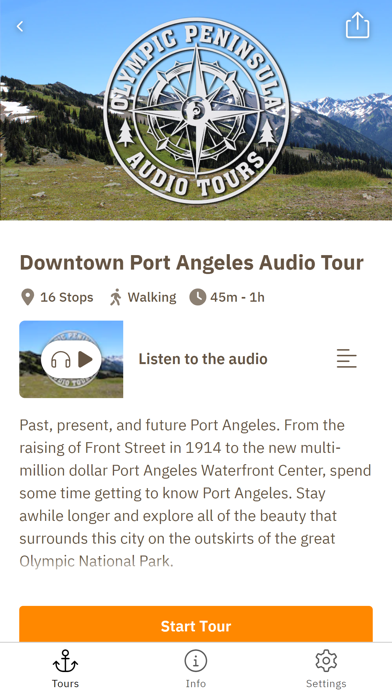 Olympic Peninsula Audio Tours Screenshot