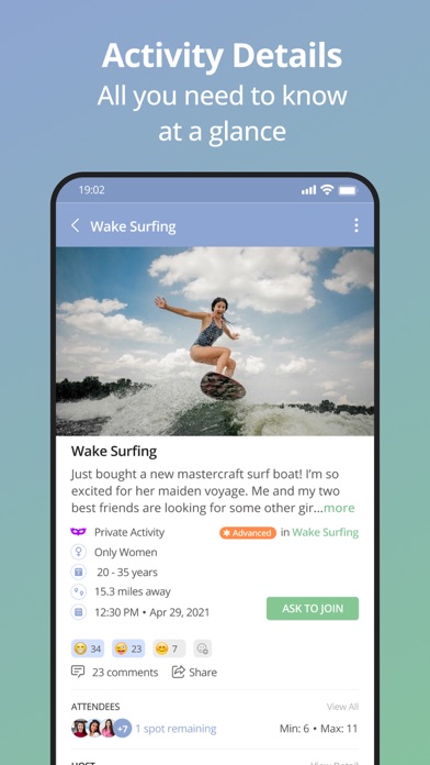 Unwynd: Plan Group Activities Screenshot