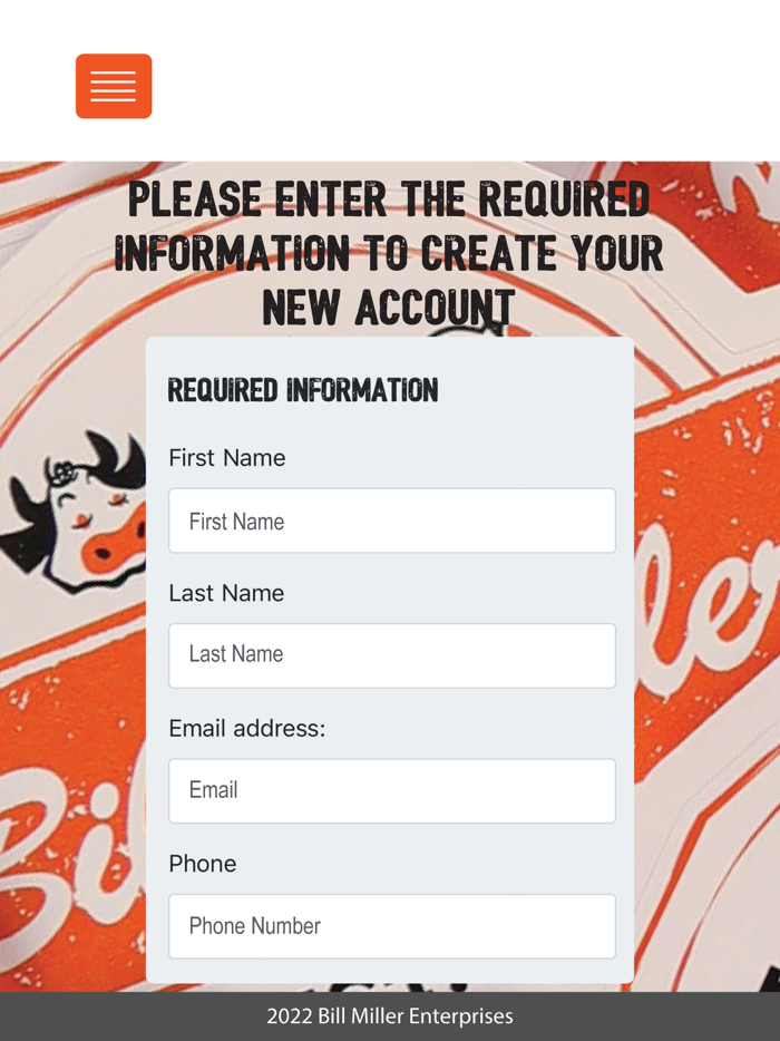 Bill Miller Bar-B-Q App
