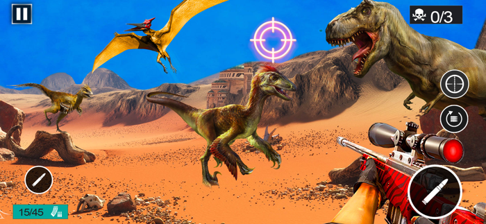 Wild Dino Hunting Games