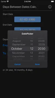 How to cancel & delete days between dates calculator 1