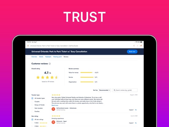Orlando Travel Guide Offline iPad screenshot 7 - Navigation app