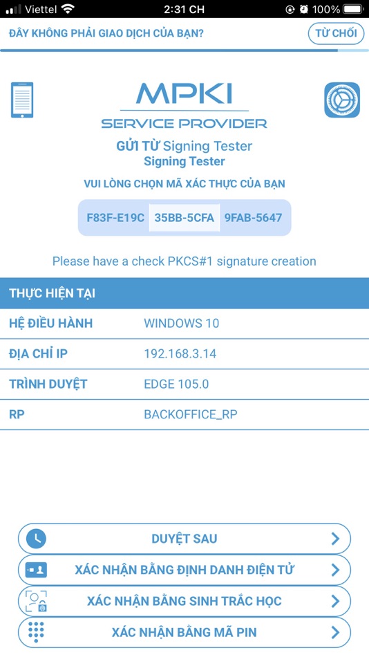 #5. FPT-CA MPKI (iOS) 由: FPT IS Company Limited