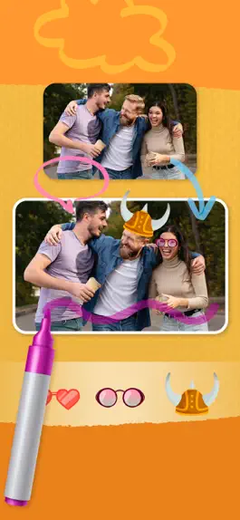 Game screenshot Нарисуйте фото - редактор фото apk
