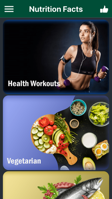 Nutrition Facts & Benefits Screenshot