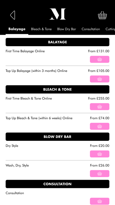 M Salons Screenshot