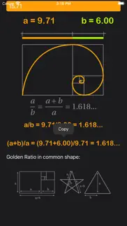 golden ratio calculator plus iphone screenshot 4