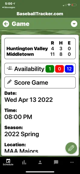 Game screenshot BaseballTracker Mobile apk