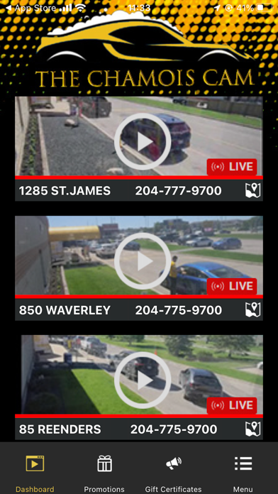 The Chamois Cam app screenshot 2