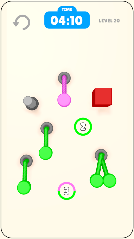 #3. Rope Connect Puzzle (iOS) By: Mert Yilmaz