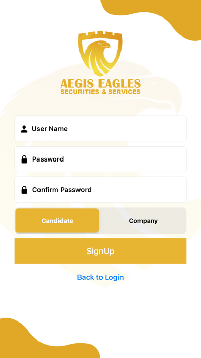 Security Services Screenshot
