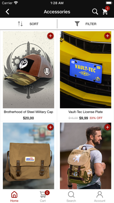Bethesda Gear Store Screenshot