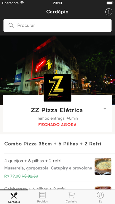 ZZ Pizza Elétrica Screenshot